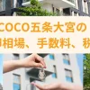 COCO五条大宮の売却相場、手数料、税金